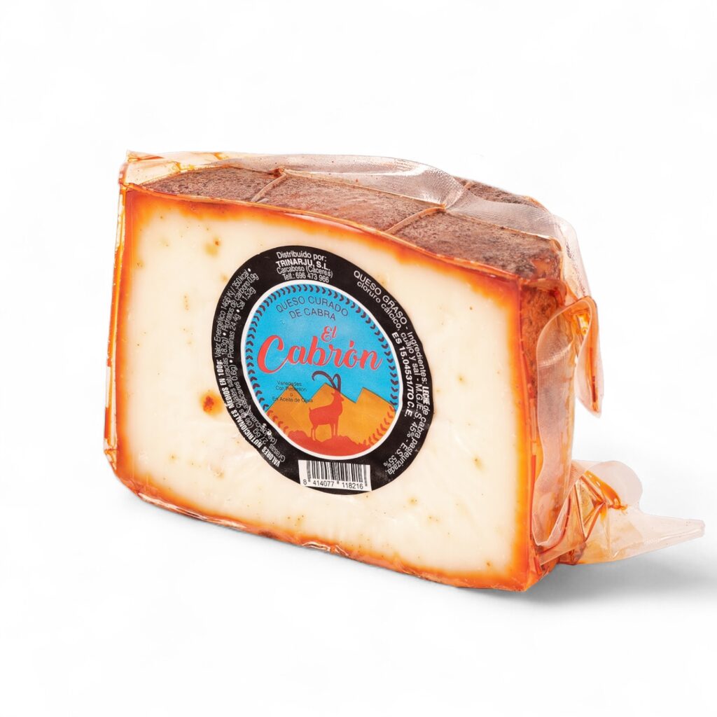 Queso de cabra pimentonado - Mitad